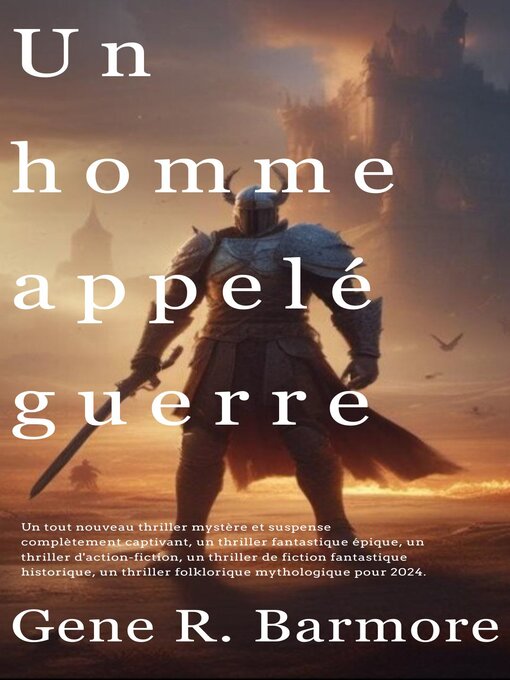 Title details for Un homme appelé guerre by Gene R. Barmore - Available